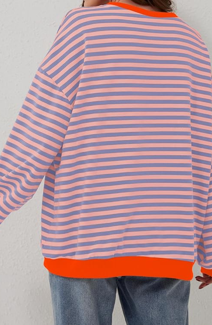 MANA™ – Gestreepte Oversized Pullover 🍂✨