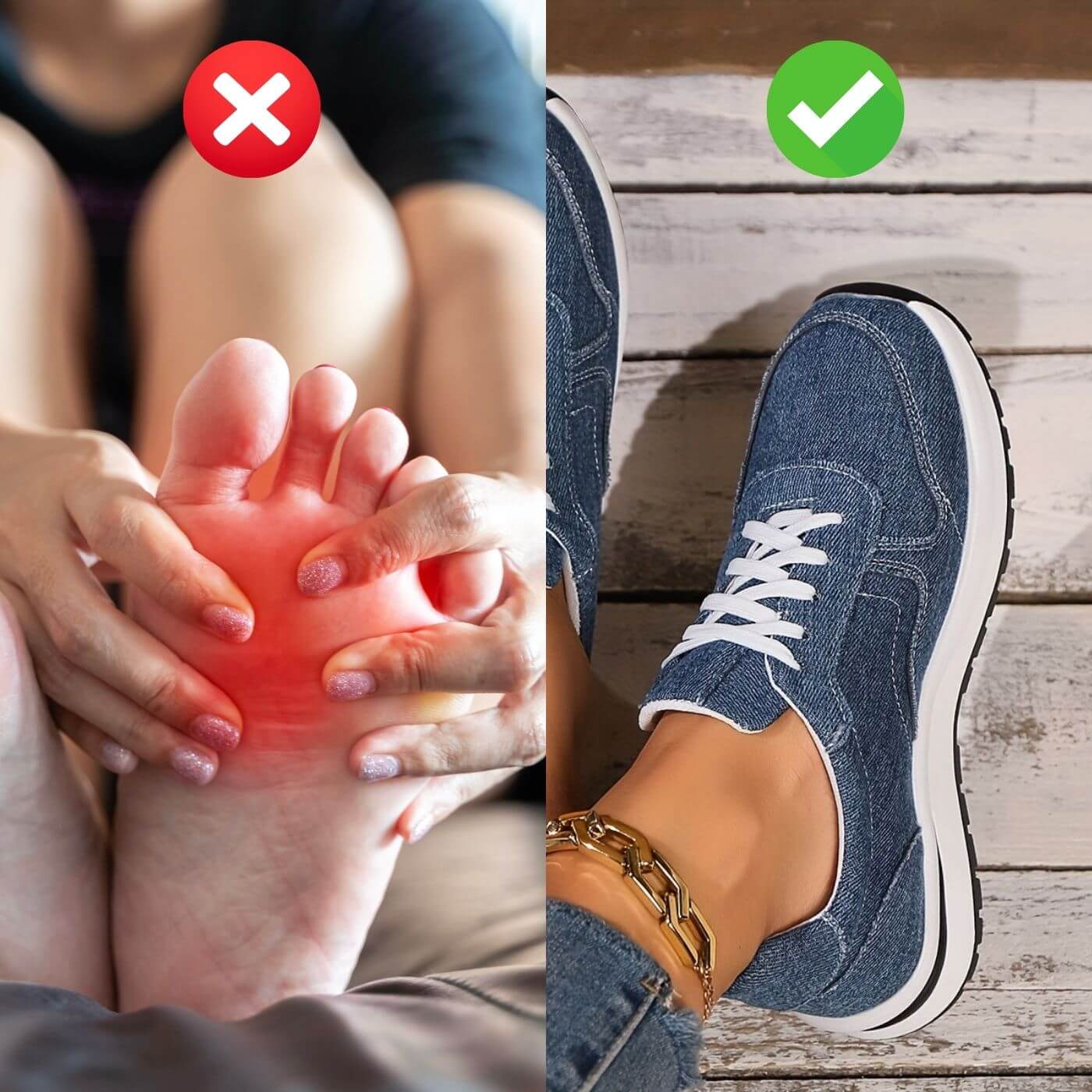Freya™ | Orthopedische Schoenen met Dikke Zolen