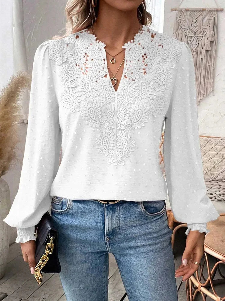Sophie – Luxe Kanten Blouse