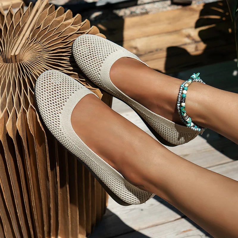 Louise – Ademendende Platte Schoenen