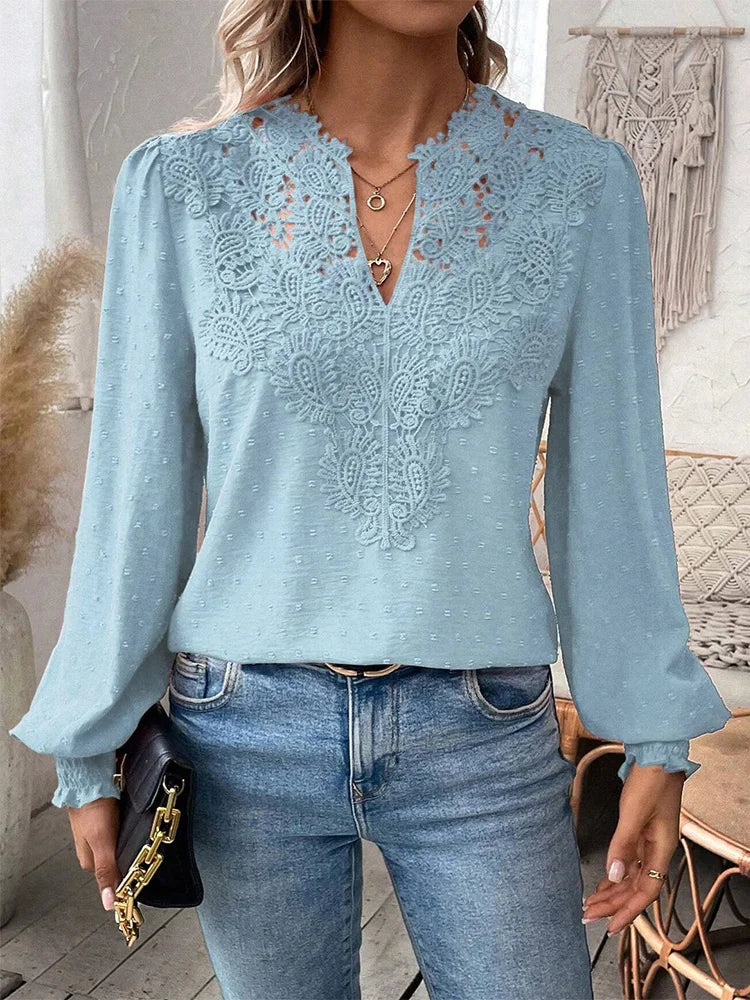 Sophie – Luxe Kanten Blouse