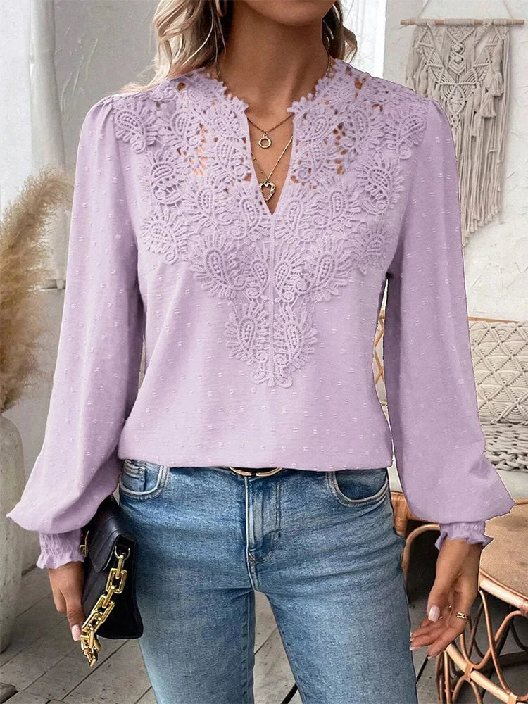 Sophie – Luxe Kanten Blouse