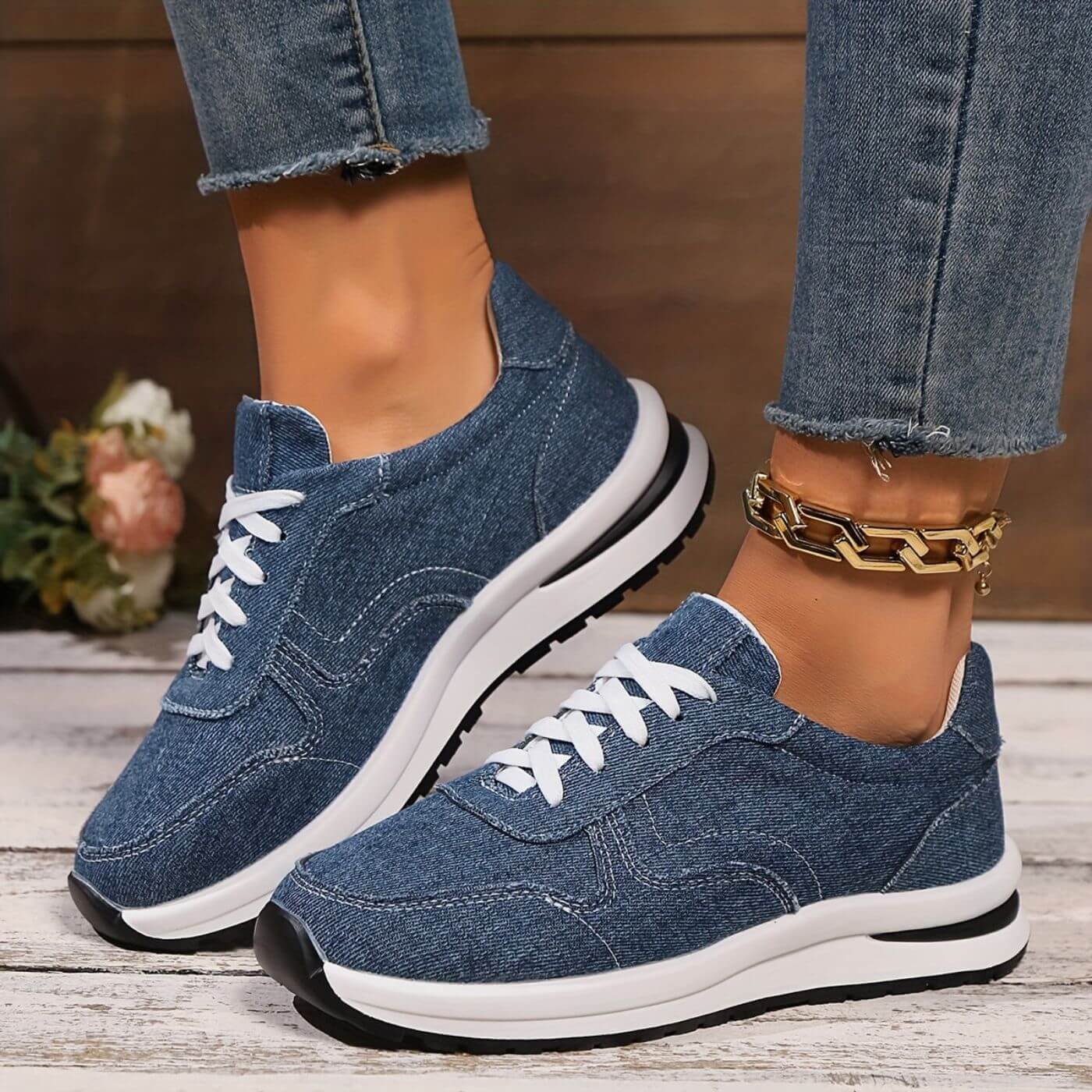 Freya™ | Orthopedische Schoenen met Dikke Zolen