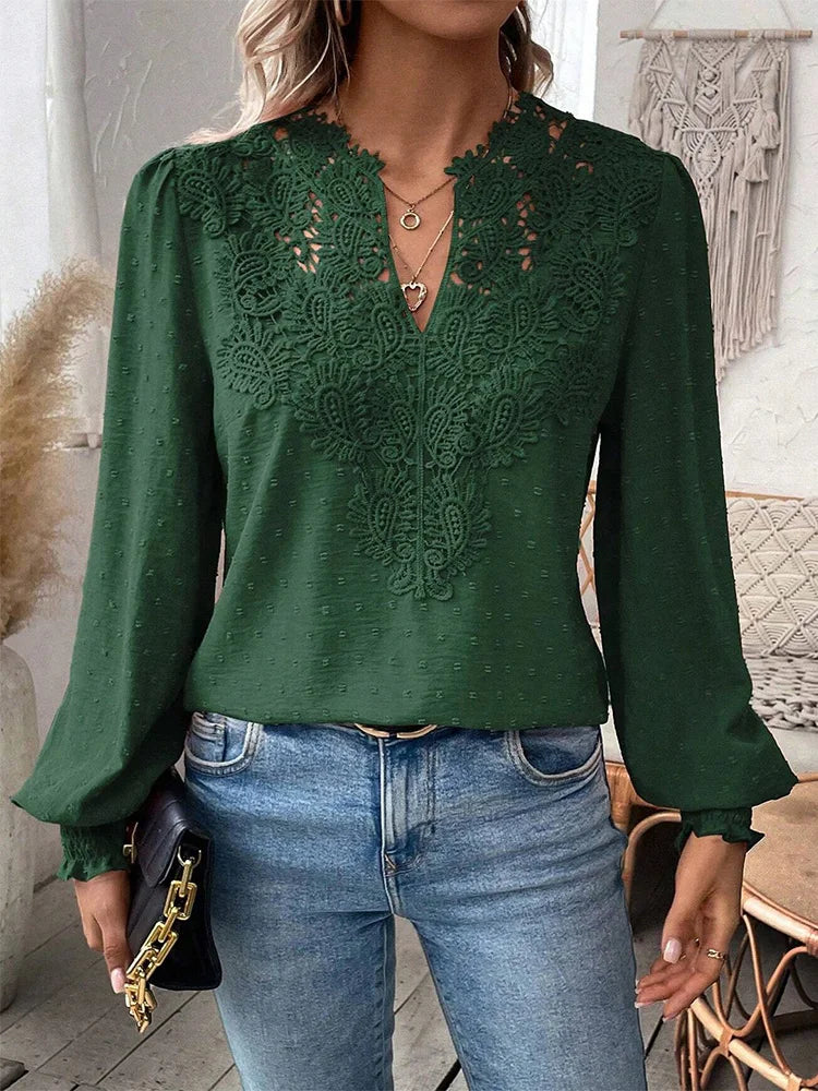 Sophie – Luxe Kanten Blouse