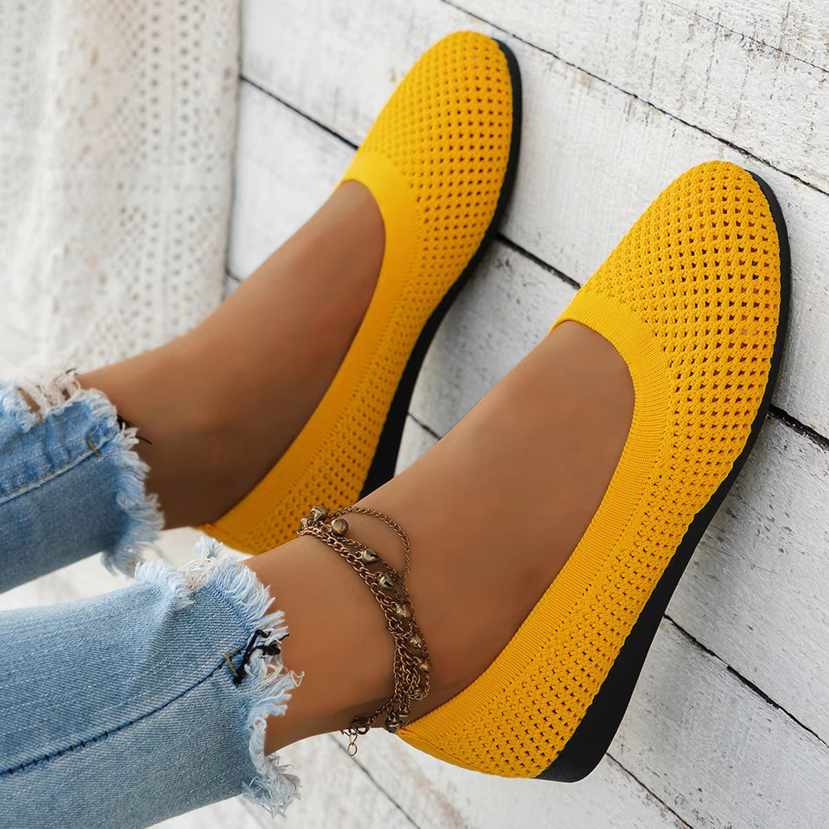 Louise – Ademendende Platte Schoenen