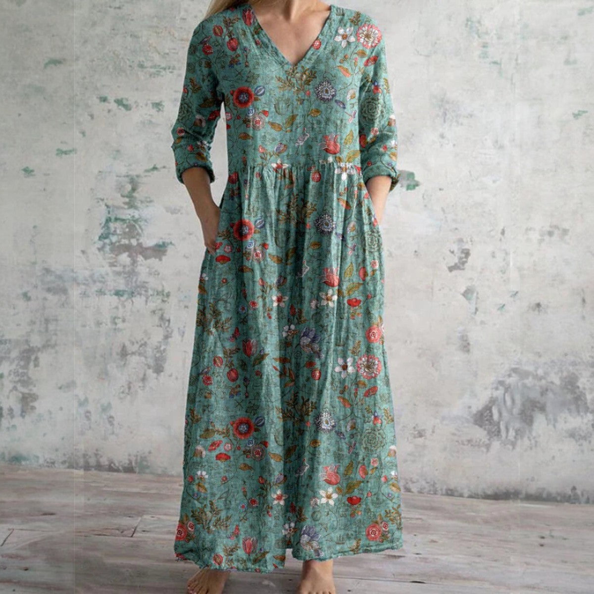 Lotte™ | Elegante Zomer Bloemen Jurk